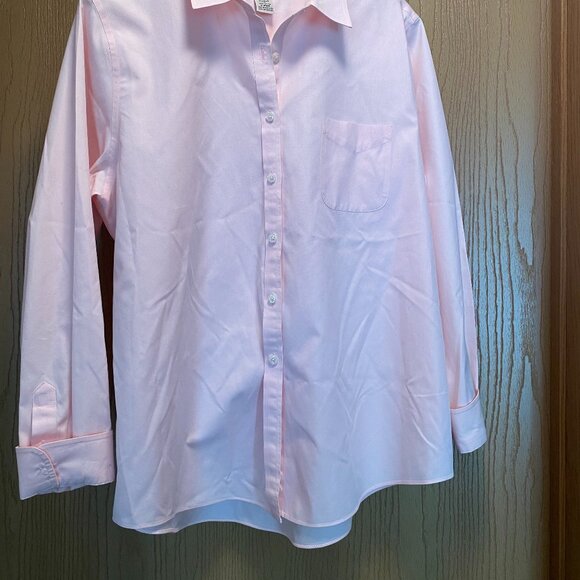 L.L. Bean 100% Cotton XL Women’s Oxford Shirt Pink Wrinkle Free Preppy & Classic - Picture 2 of 5